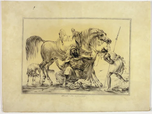Arab of the Desert by Mary Trevor, drawing, 1819