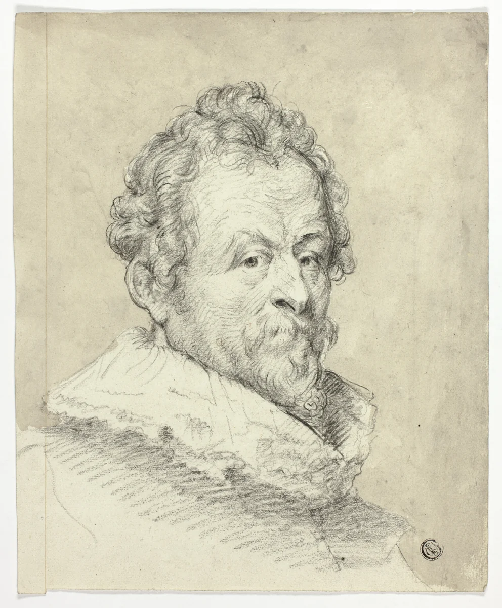Hendrick van Balen by Anthony van Dyck, drawing, 1740-1860