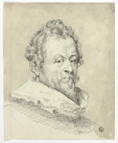 Hendrick van Balen by Anthony van Dyck, drawing, 1740-1860