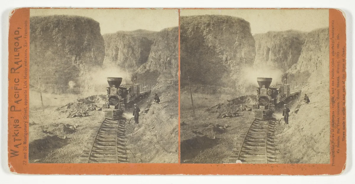 Untitled (Central Pacific Railroad), from the series "Watkin's Pacific Railroad" by Alfred Hart, photograph, 1864-1869