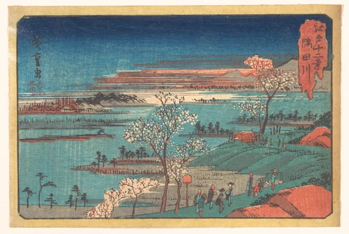 Gotenyama-no Hana by Utagawa Hiroshige (歌川広重), print, 1797-1858