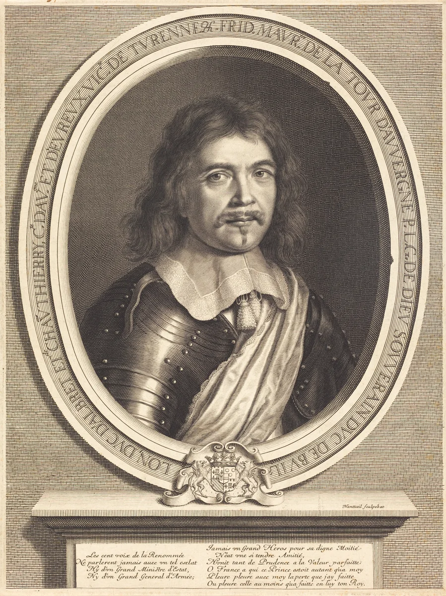 Frederic-Maurice, Duc de Bouillon by Robert Nanteuil, print, 1655