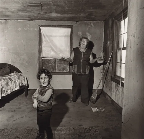 Jean Sabatine and Molly, Martins Creek, Pennsylvania by Larry Fink, photograph, 1983