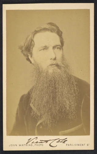 [George Vicat Cole] by John and Charles Watkins, photograph, 1860-1869