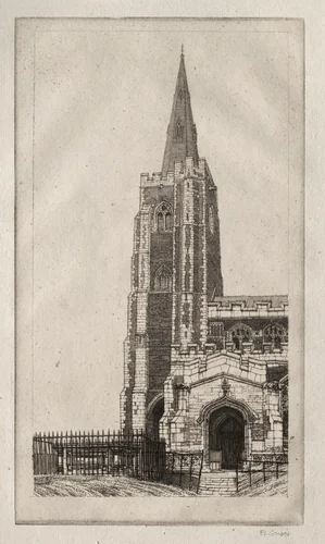 St. Wendred's, March by Frederick Landseer Maur Griggs, print
