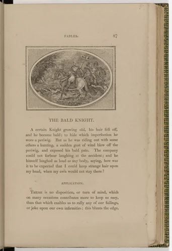 Headpiece (page 87) from The Fables of Aesop by Thomas Bewick, illustrated book, 1818