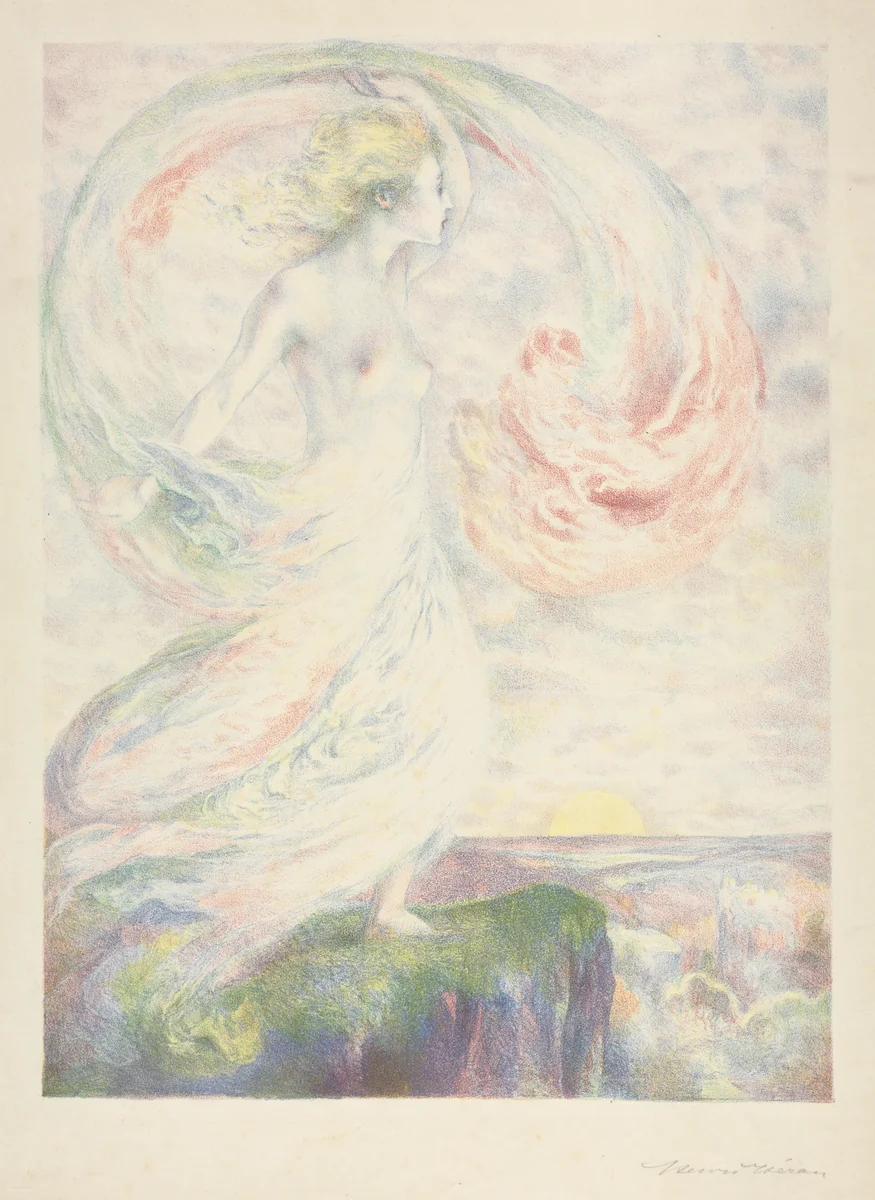 Allegory by Paul Herrmann, print, 1891-1911