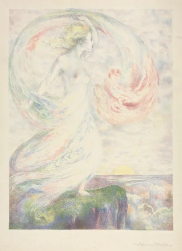 Allegory by Paul Herrmann, print, 1891-1911