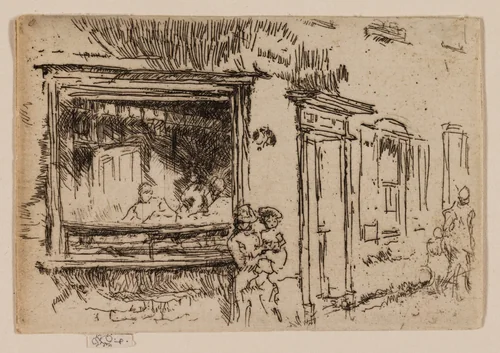 Butcher's Shop, Sandwich, Kent by James McNeill Whistler, print, 1887