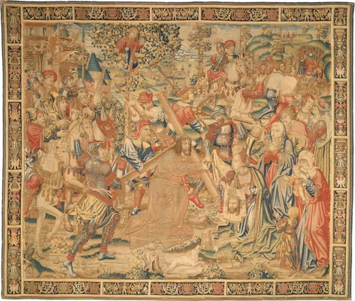 The Procession to Calvary by Flemish 16th Century, decorative art, 1530-1550
