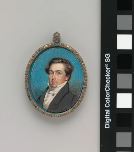 Portrait of a Gentleman by James Reid Lambdin, artwork, 1831