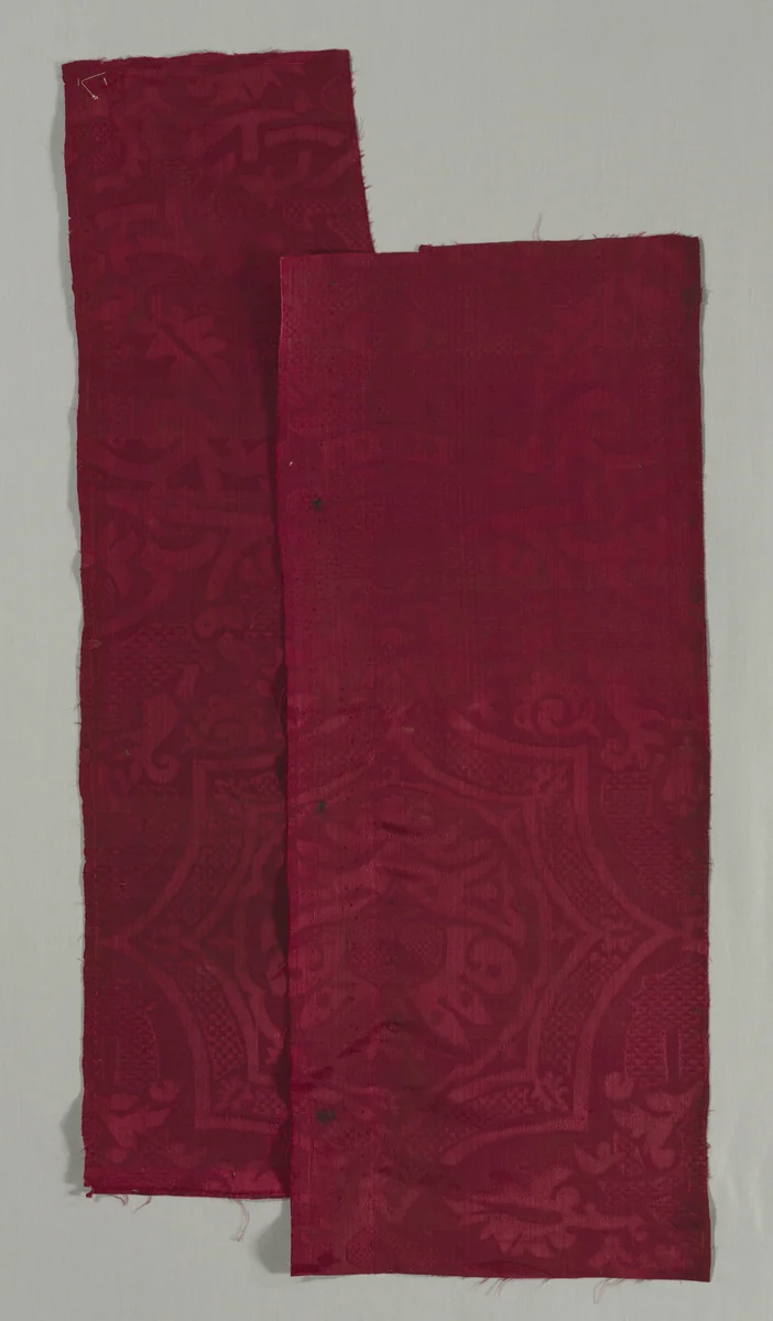 Silk Fragment by Unknown, textile, 1500-1599