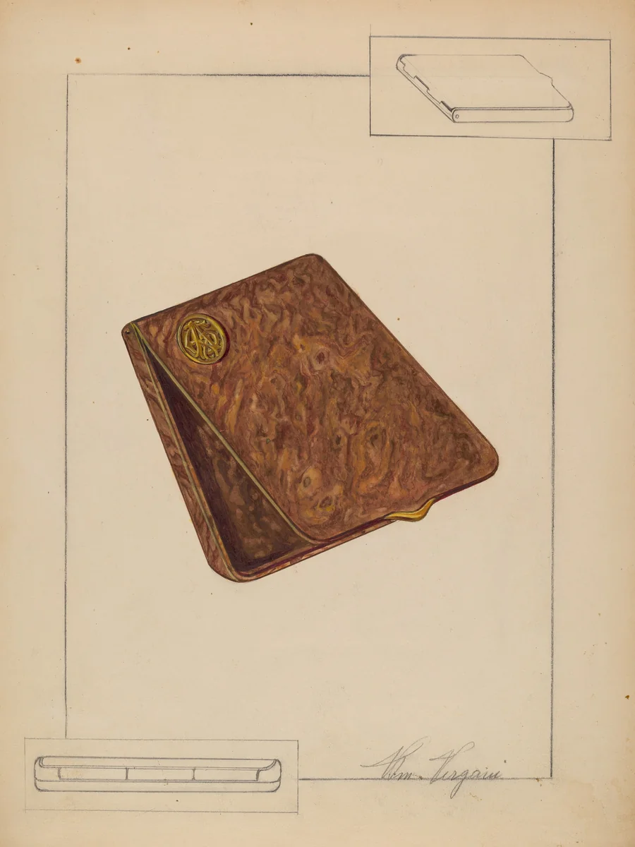 Pocket Case by William Vergani, index of american design, 1935-1942