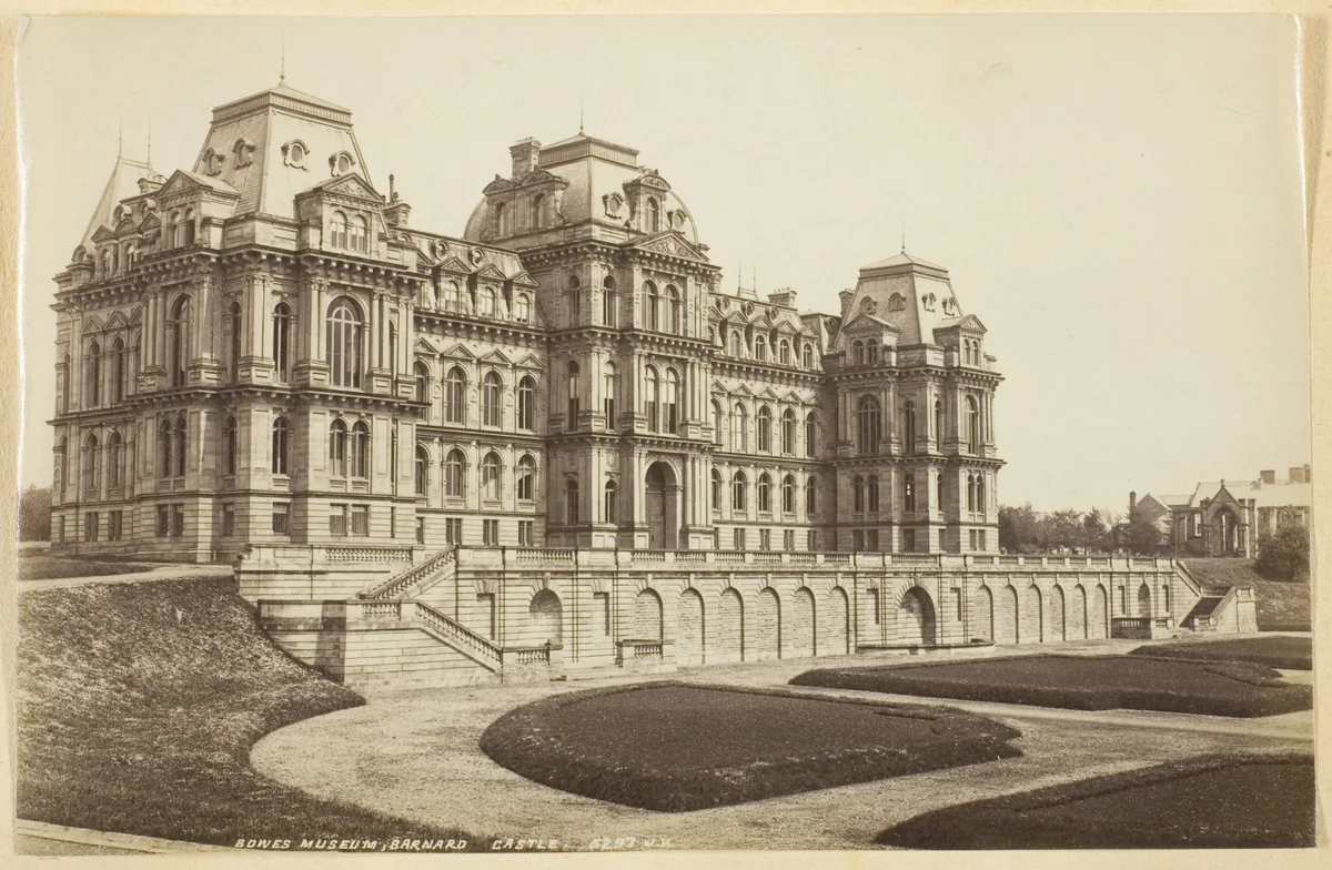 Bowes Museum, Barnard Castle by James Valentine, photograph, 1850-1880