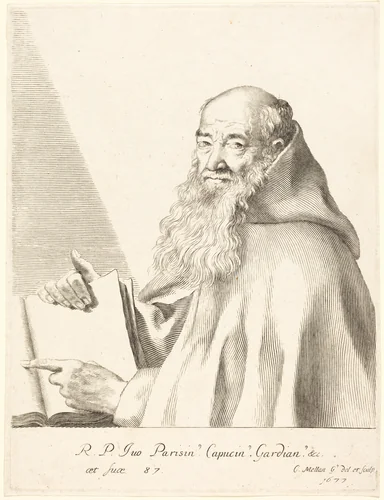 Pere Ives by Claude Mellan, print, 1677