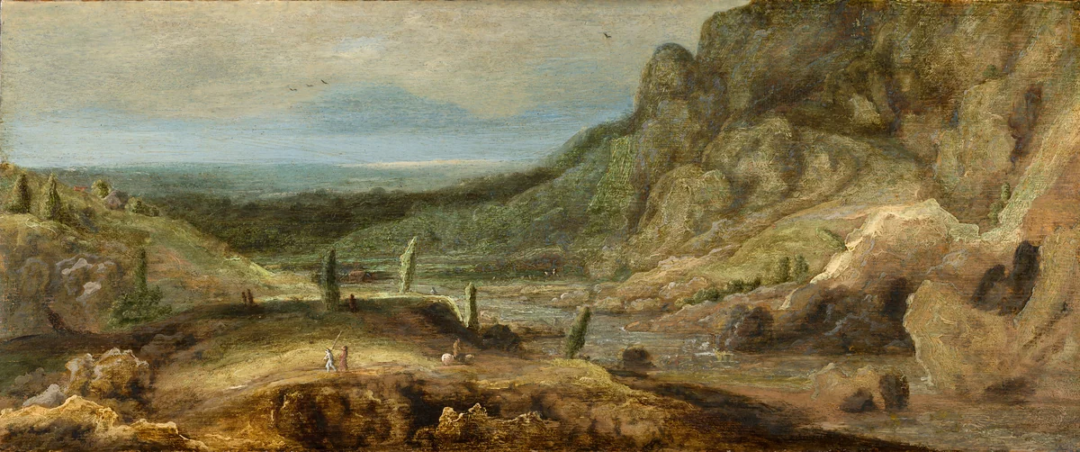 River Valley by Hercules Seghers, painting, 1620