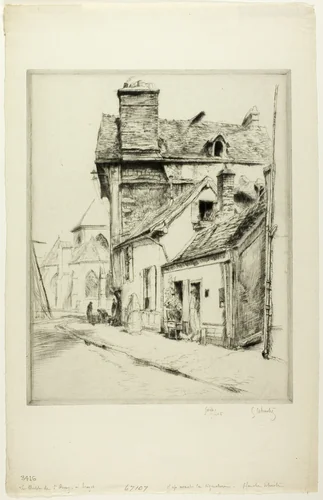 The Apse of St. Remy of Troyes by Gustave Leheutre, print, 1908