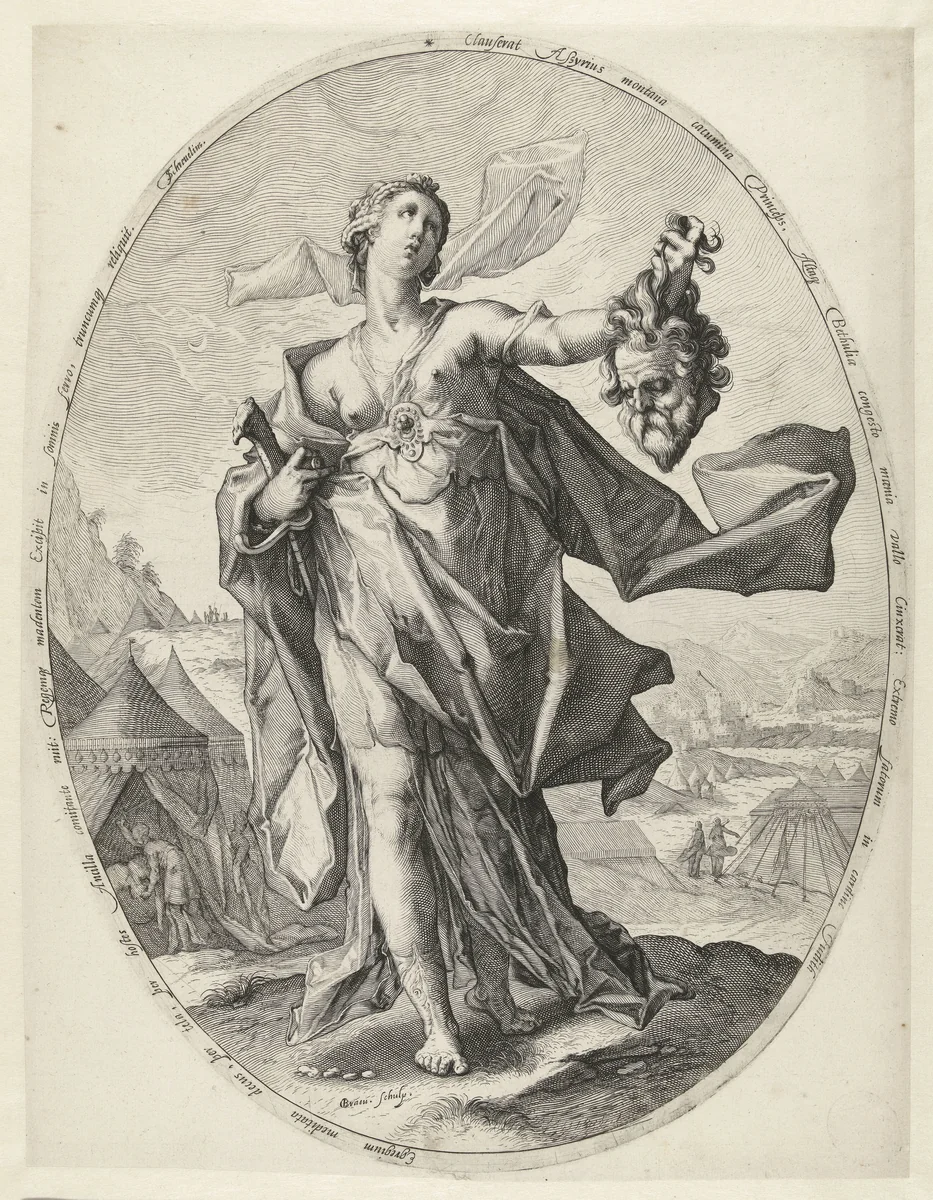 Judit by Unknown, print, 1586-1600