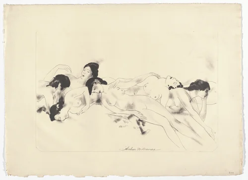 Flowers by Arthur B. Davies, print, 1919