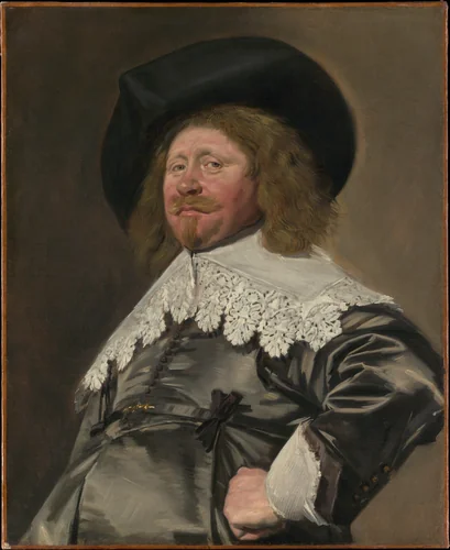 Portrait of a Man, Possibly Nicolaes Pietersz Duyst van Voorhout (born about 1600, died 1650) by Frans Hals, painting, 1636-1638