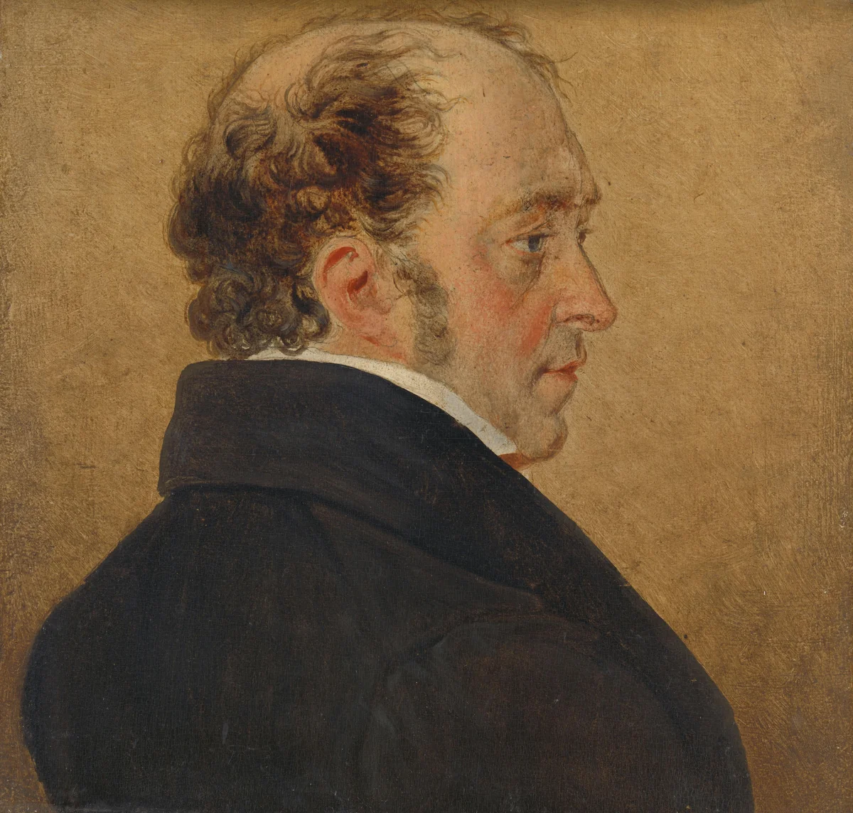 Self-Portrait by Mattheus Ignatius van Bree, painting, 1800-1839