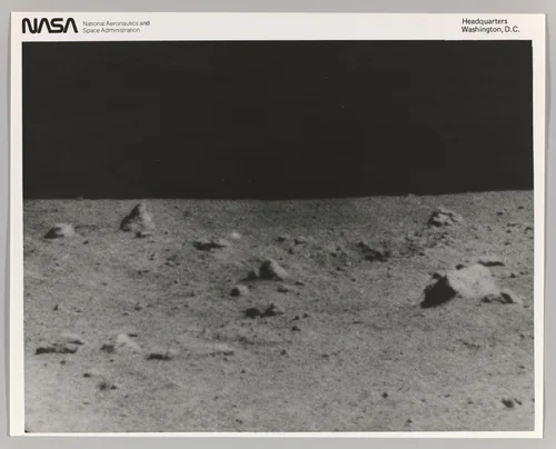 [Lunar Surface Photographed by Surveyor V] by National Aeronautics and Space Administration, photograph, 1967