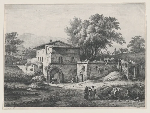 The Small Oratory by Jean Jacques de Boissieu, print, 1804