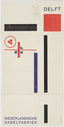 Advertisement for NKF electrical cables by Piet Zwart, design, 1923