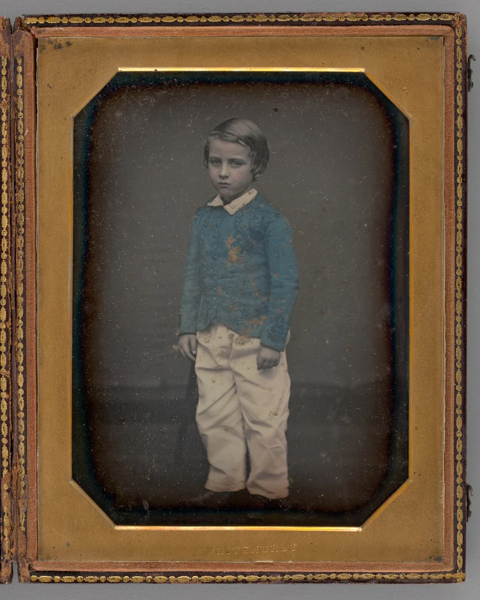 Untitled (Portrait of Standing Boy) by Jesse Harrison Whitehurst, other, 1848