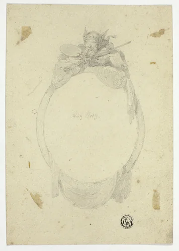 Design for a Cartouche by John Thurston, drawing, 1815-1825