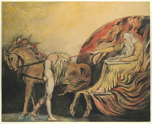 God Judging Adam by William Blake, print, 1790-1800