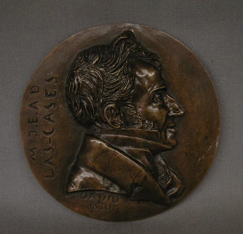 Emmanuel-Augustin-Dieudonné-Marin-Joseph, comte de Las Cases by Pierre-Jean David d'Angers, metalwork, 1830