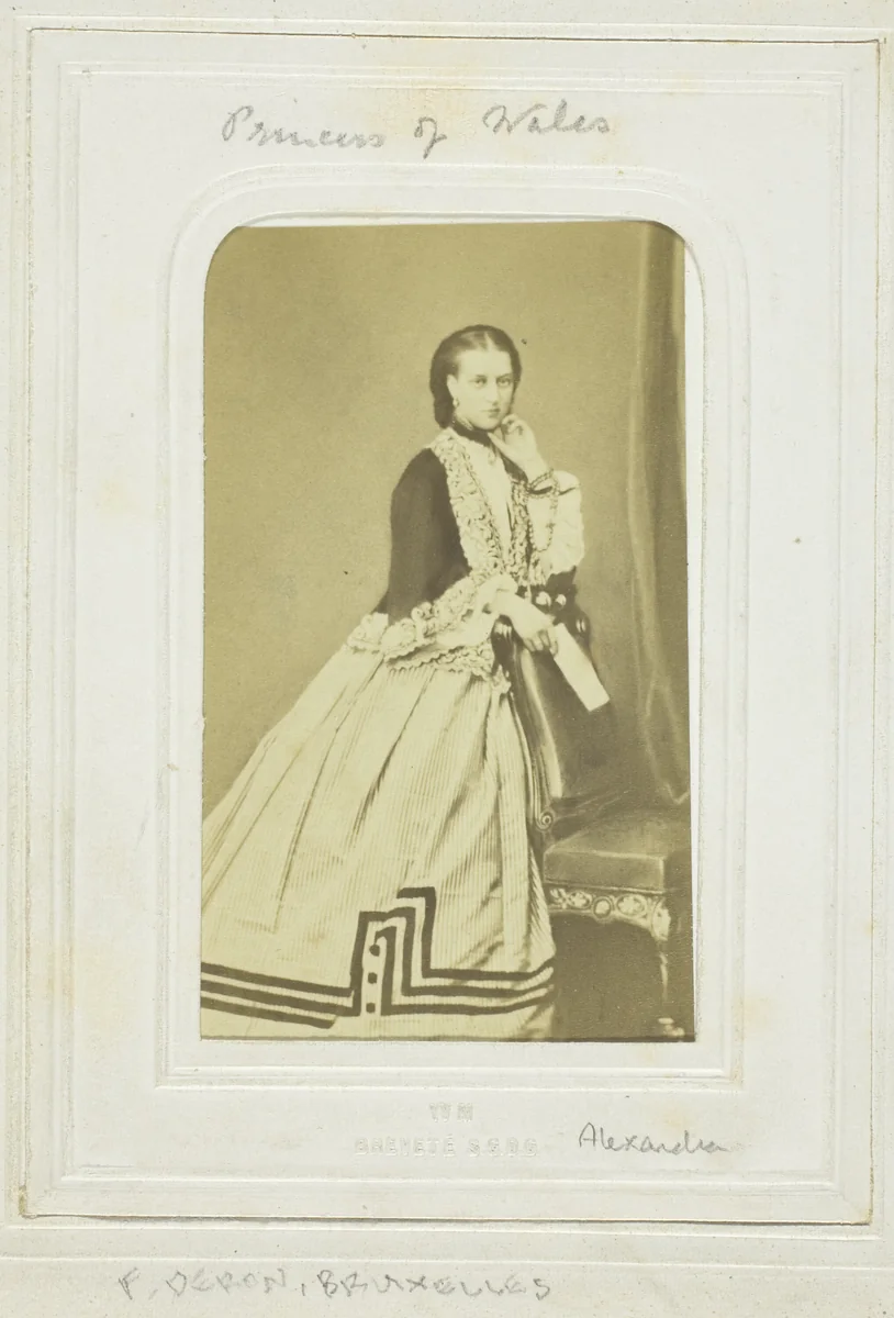 Princess of Wales by F. Deron, photograph, 1860-1869