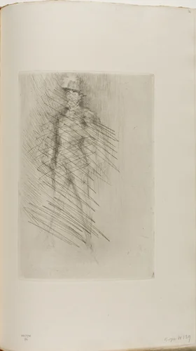 Irving as Philip of Spain, No. 2 by James McNeill Whistler, print, 1876-1877