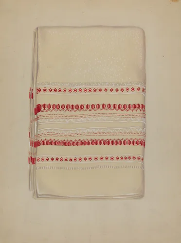Cotton Towel by Eva Wilson, index of american design, 1937