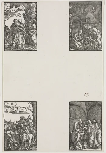 The Fall and Redemption of Man by Albrecht Altdorfer, print, 1510-1520