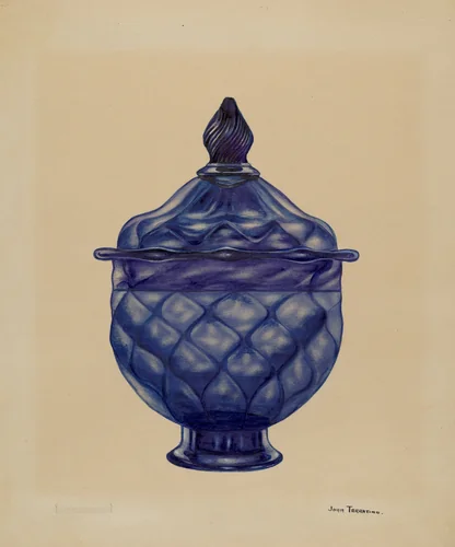 Sugar Bowl by John Tarantino, index of american design, 1935-1942