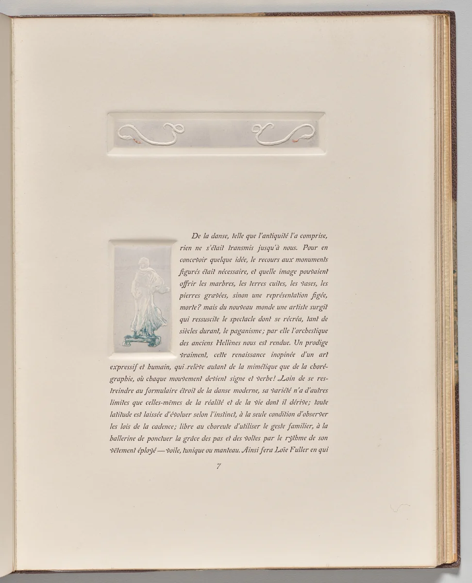 Decorative Motif/ Small Standing Figure by Pierre Roche, book, 1904