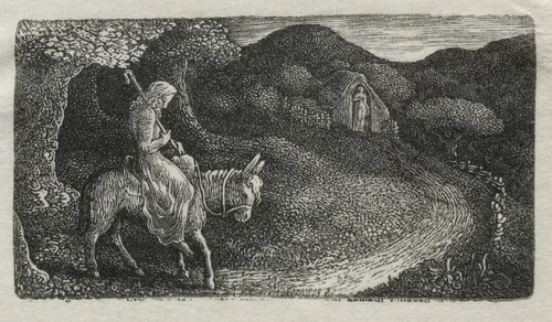 The Return Home by Edward Calvert, print, 1829