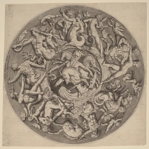 Neptune's Kingdom by Jacques de Gheyn II, print, 1587