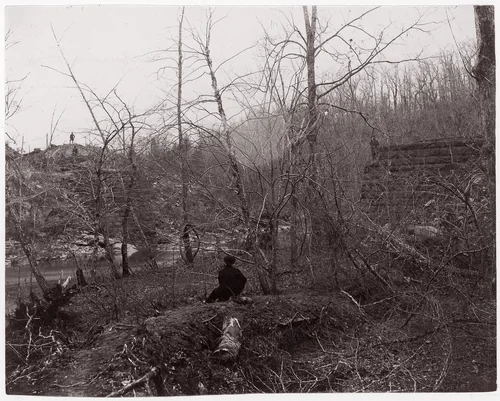Bull Run. Blackburn's Ford by Timothy O'Sullivan, photograph, 1861-1865