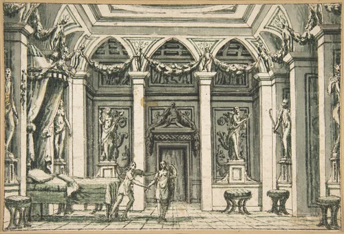 Theater Design by anonymous, drawing, 1700-1799