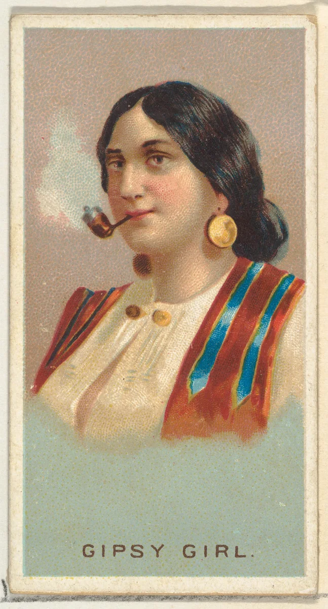 Gypsy Girl, from World's Smokers series (N33) for Allen & Ginter Cigarettes by Allen & Ginter, print, 1888