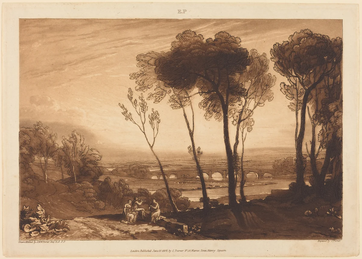 The Bridge in Middle Distance by Charles Turner
Joseph Mallord William Turner, print, 1808