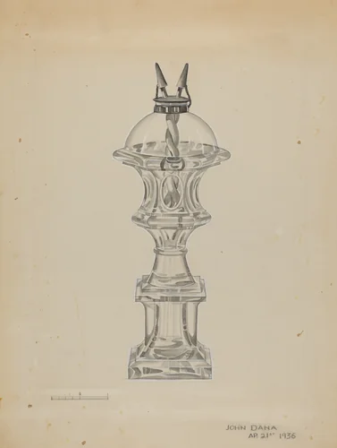 Lamp by John Dana, index of american design, 1936