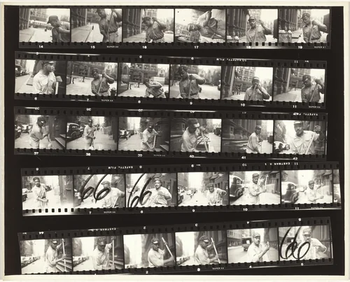 11th Street story 66/People You Don't See 1 by Robert Frank, photograph, 1951