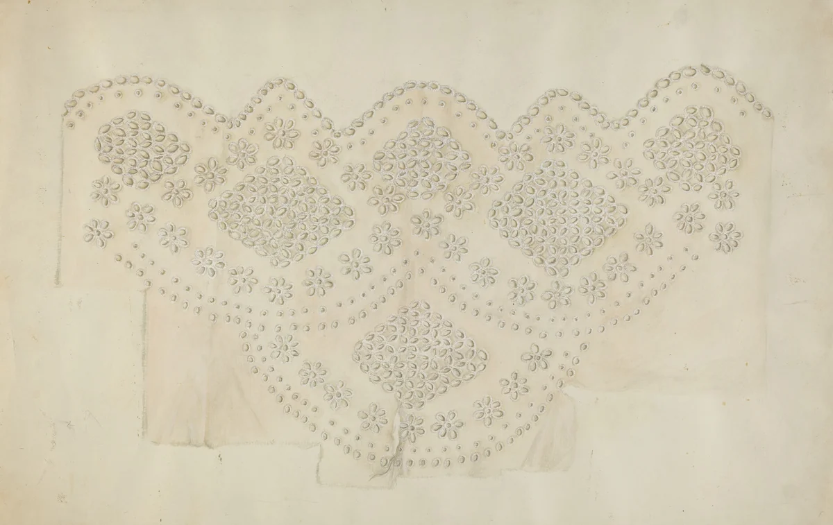 Embroidery by Henry Rasmusen, index of american design, 1937