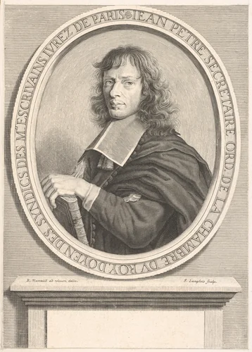 Jean Petre by Jean Langlois, print, 1649-1724
