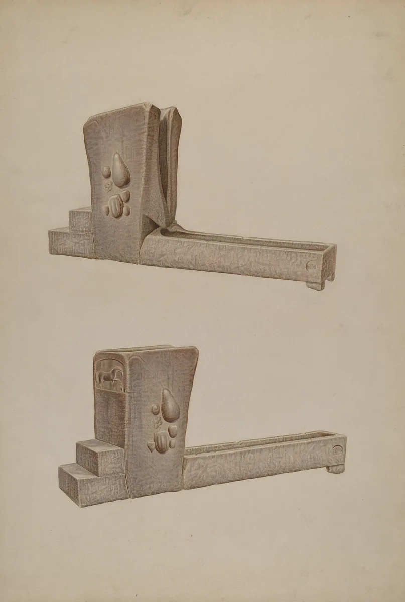 Drinking Fountain by Edward DiGennero, index of american design, 1940