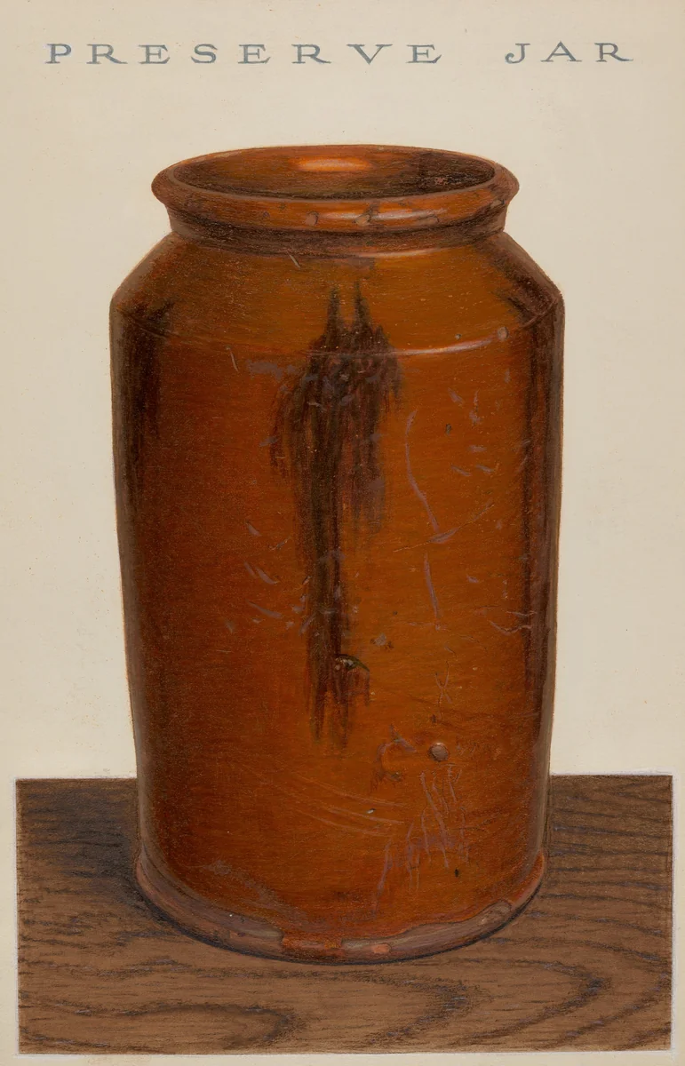 Preserve Jar by Alfred Parys, index of american design, 1939